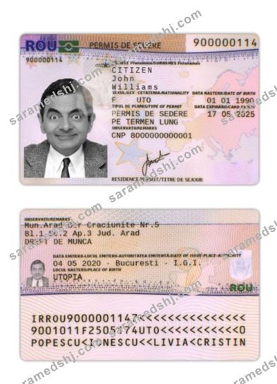 Romania residence permit